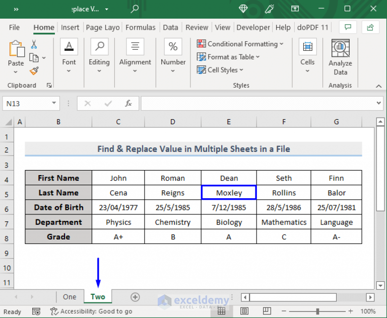 How To Find And Replace Values In Multiple Excel Files Methods