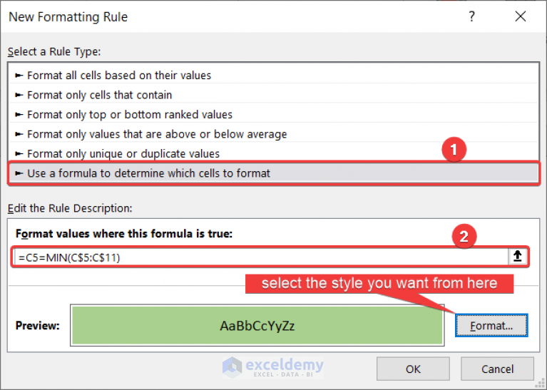 how-to-find-lowest-value-in-an-excel-column-6-ways-exceldemy