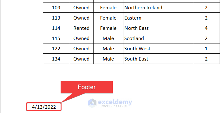 how-to-insert-date-in-footer-in-excel-3-ways-exceldemy