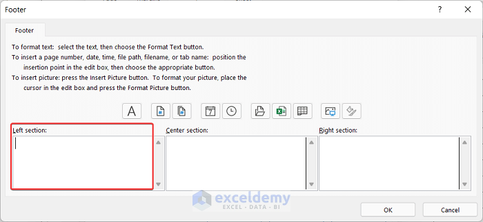 how-to-insert-date-in-footer-in-excel-3-ways-exceldemy