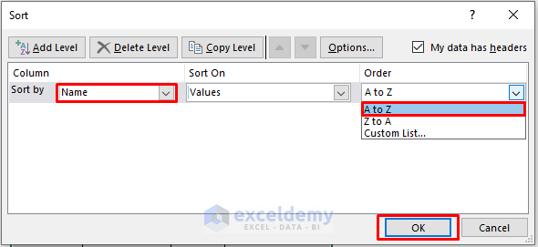 How To Make Alphabetical List In Excel 3 Ways ExcelDemy