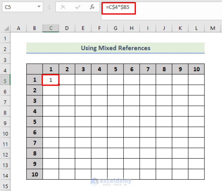 how-to-make-multiplication-table-in-excel-4-methods-exceldemy