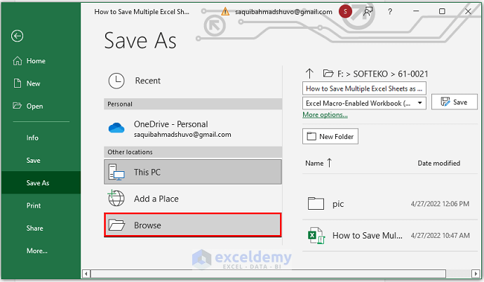 How To Save Multiple Excel Sheets As One PDF 2 Easy Methods 