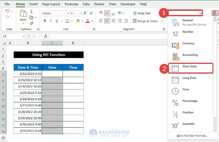 how-to-separate-date-and-time-using-formula-in-excel-4-easy-ways