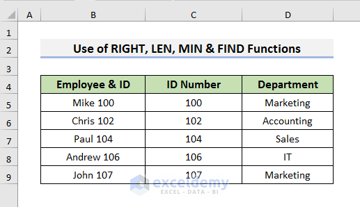 How To Separate Numbers In One Cell In Excel 5 Methods ExcelDemy