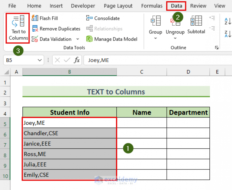 How To Separate Text In Excel 10 Easy Methods Exceldemy 9218