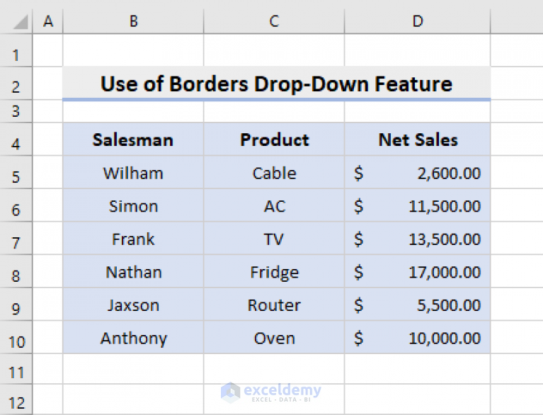 how-to-show-gridlines-after-using-fill-color-in-excel-4-methods