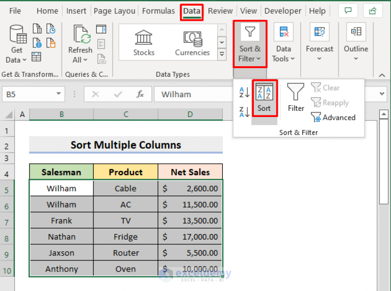 how-to-sort-data-in-alphabetical-order-in-excel-8-methods-exceldemy