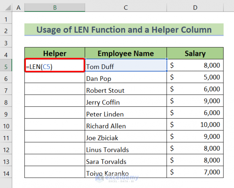 how-to-sort-in-excel-by-number-of-characters-2-methods-exceldemy