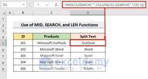 How to Split Text after a Certain Word in Excel (7 Ways) - ExcelDemy