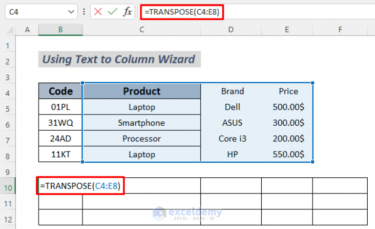 how-to-split-text-in-excel-into-multiple-rows-6-quick-tricks