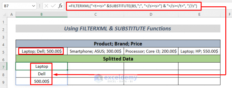 how-to-split-text-in-excel-into-multiple-rows-6-quick-tricks