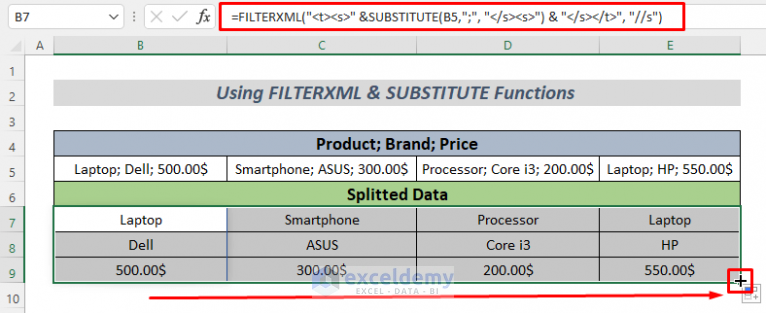 how-to-split-text-in-excel-into-multiple-rows-6-quick-tricks