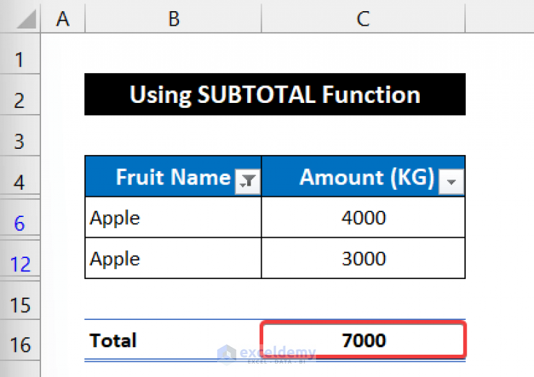 how-to-sum-filtered-cells-in-excel-5-suitable-ways-exceldemy