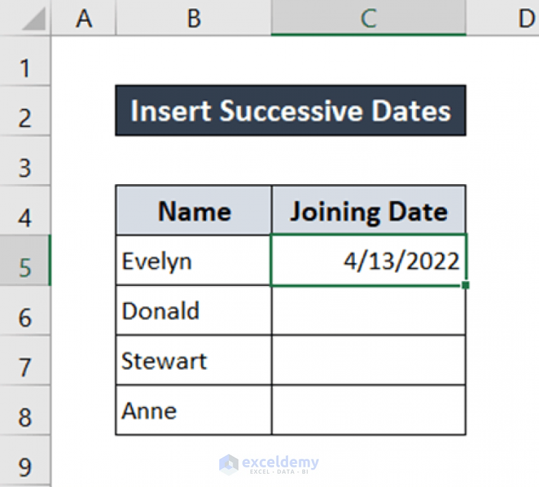 how-to-insert-date-in-excel-formula-8-ways-exceldemy