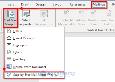 How to Merge Excel File to Mailing Labels (With Easy Steps) - ExcelDemy