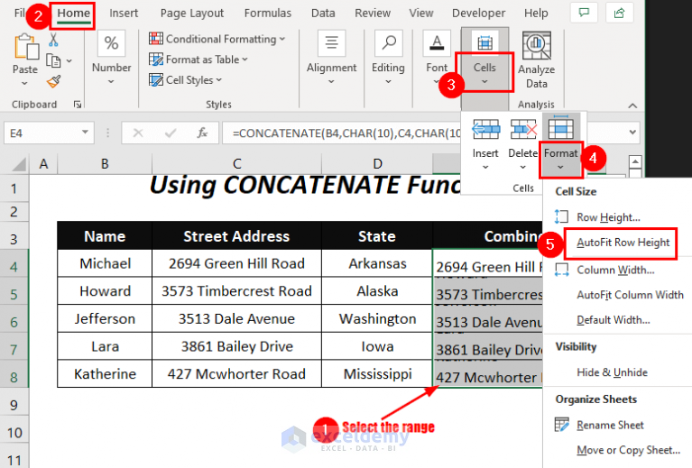 how-to-add-new-line-with-concatenate-formula-in-excel-5-ways