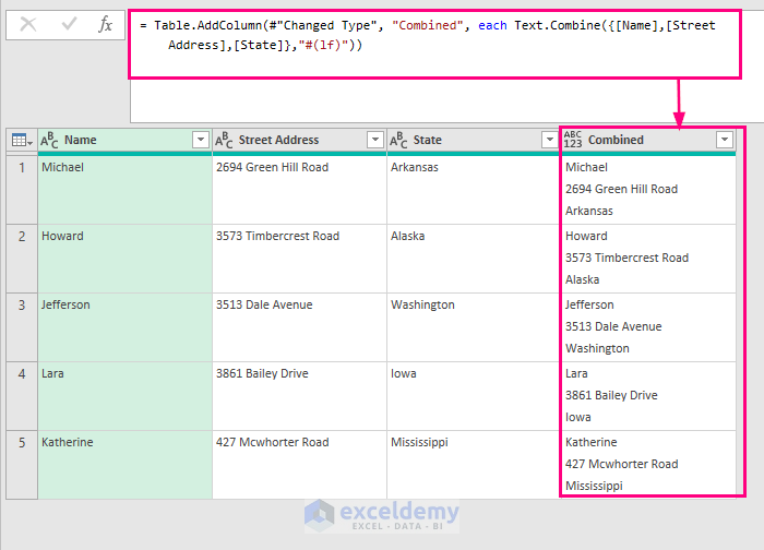 How To Add New Line With CONCATENATE Formula In Excel 5 Ways 