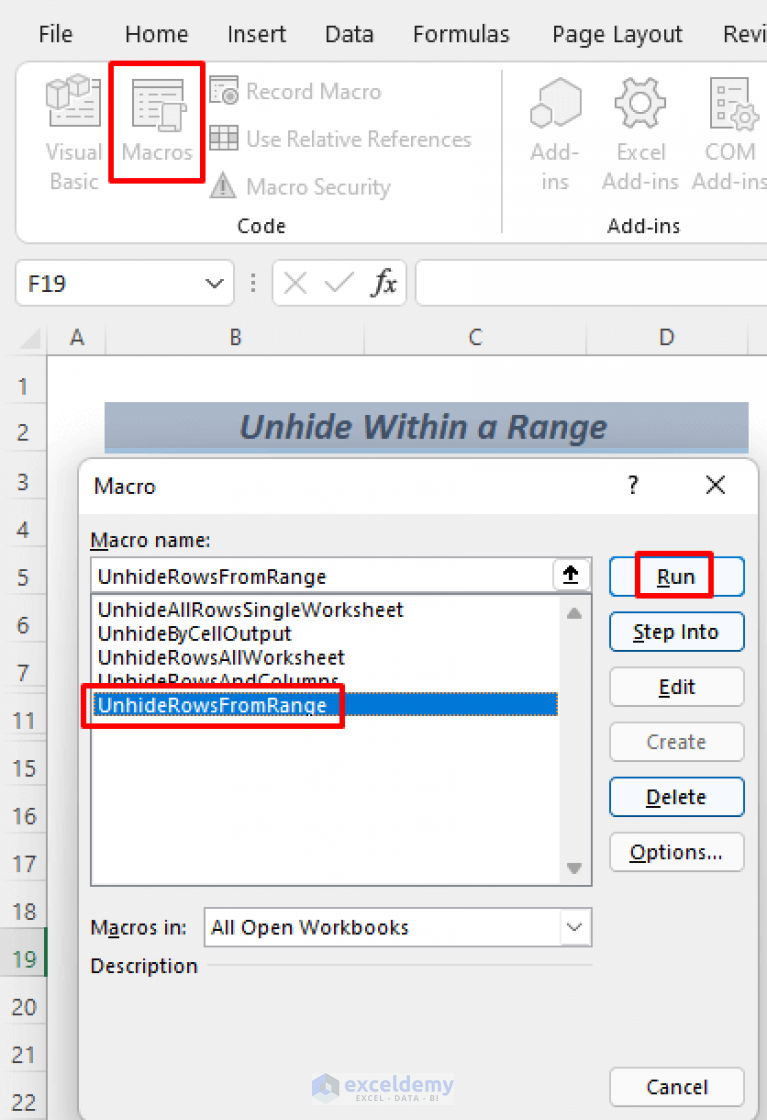 excel-vba-unhide-all-rows-in-excel-5-practical-examples