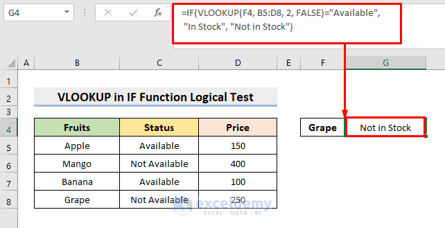 Example Of VLOOKUP With Multiple IF Condition In Excel 9 Criteria 