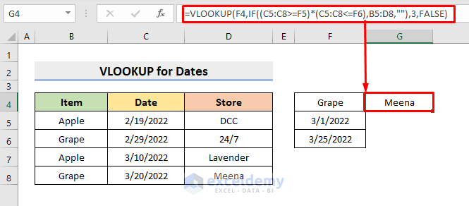 Example Of VLOOKUP With Multiple IF Condition In Excel 9 Criteria 