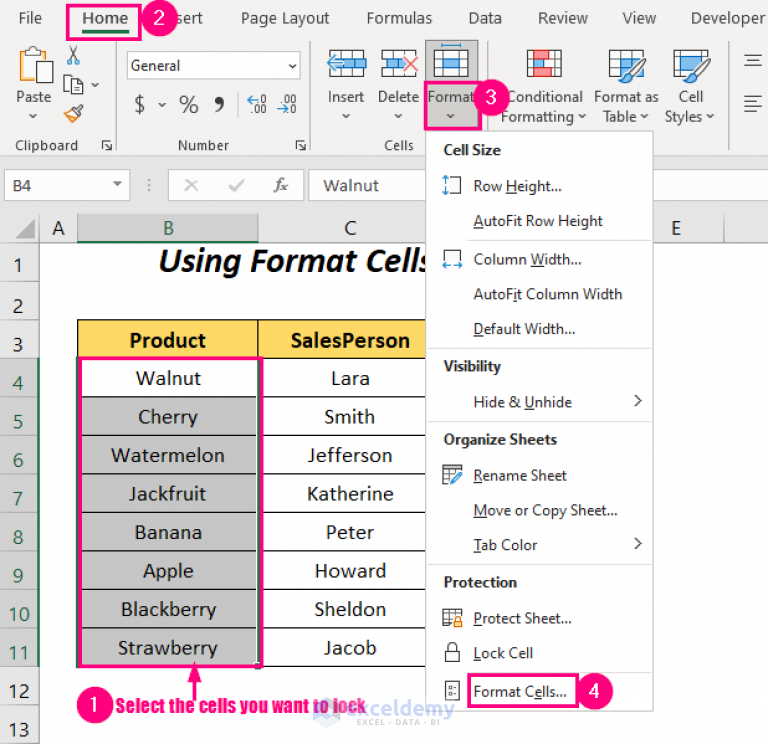 how-to-protect-cells-without-protecting-sheet-in-excel-3-ways