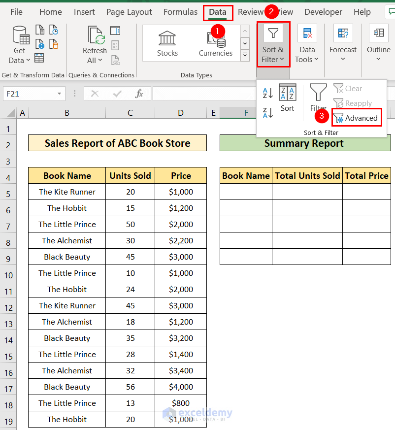 How To Create A Summary Report In Excel 2 Easy Methods ExcelDemy