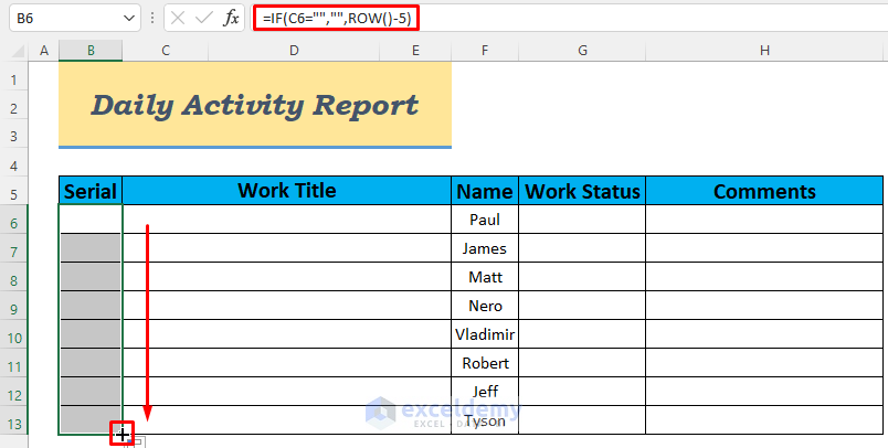  How To Make Daily Activity Report In Excel 5 Easy Examples 