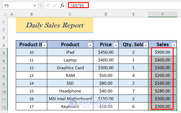  How To Make Daily Activity Report In Excel 5 Easy Examples 