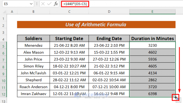 Excel Time Difference Between Two Dates In Seconds