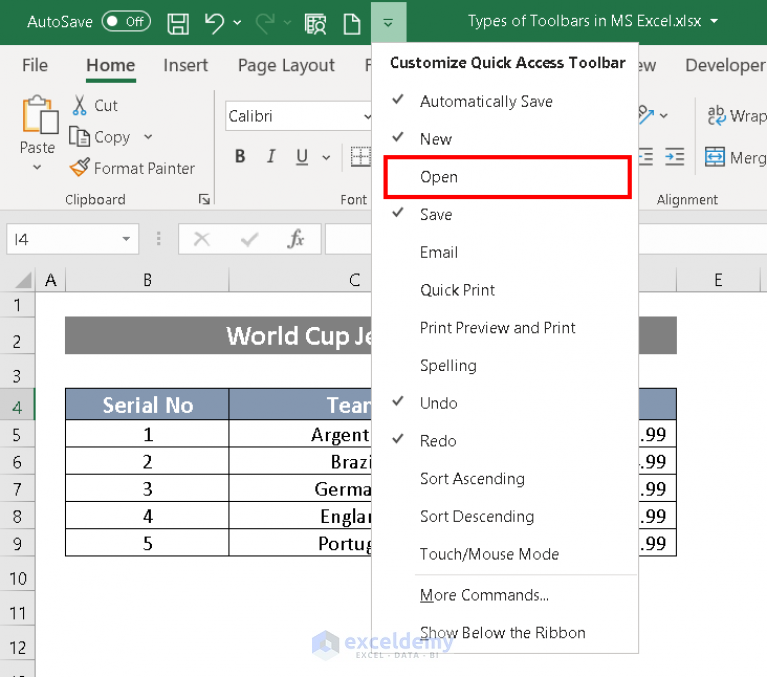 Types Of Toolbars In MS Excel All Details Explained ExcelDemy