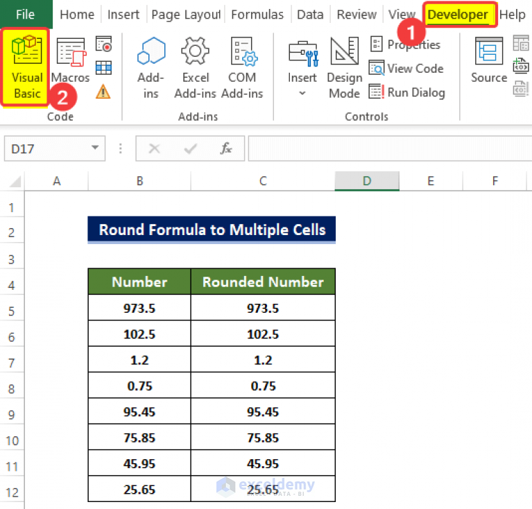 how-to-add-round-formula-to-multiple-cells-in-excel-2-easy-ways