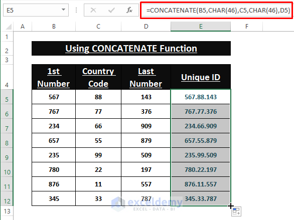 How To Delete The Space Between Numbers In Excel