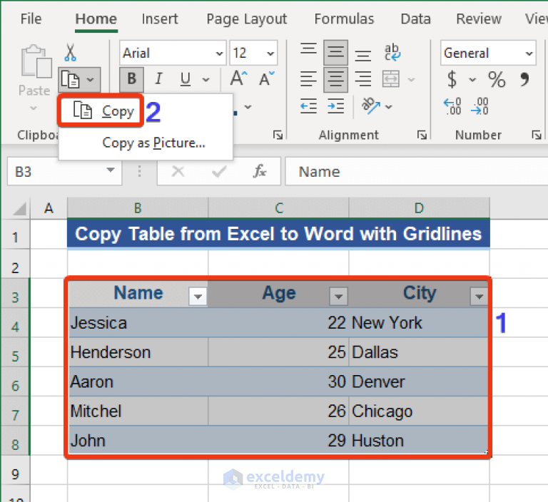 how-to-copy-excel-table-to-word-with-gridlines-2-simple-methods