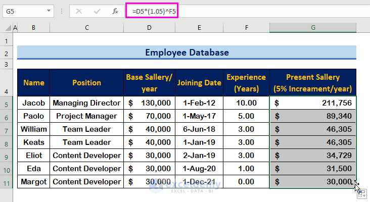 How To Create An Employee Database In Excel with Easy Steps 