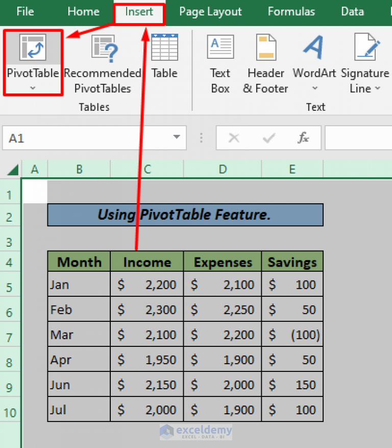 Create A Report In Excel As A Table With Easy Steps ExcelDemy