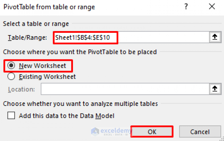 How To Create A Report In Excel As A Table