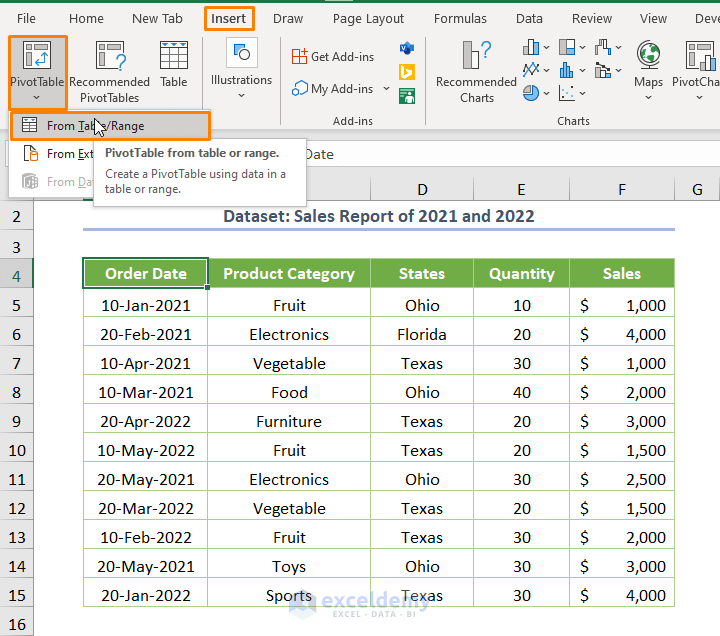 Excel Pivot Table Difference Between Two Columns 3 Cases 