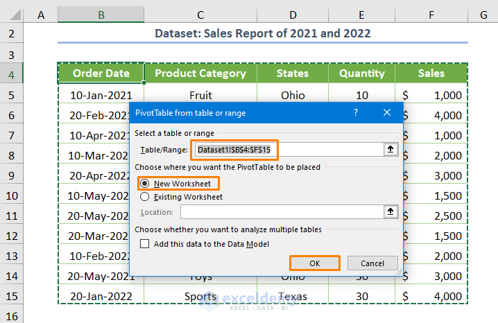 How To Show Difference Between Two Columns In Pivot Table 