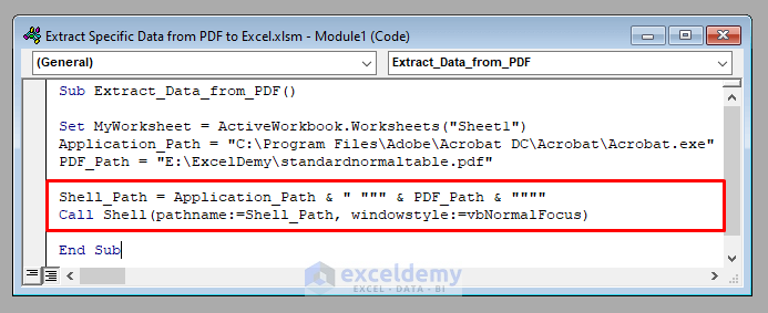 How To Extract Data From Pdf To Excel Using Vba