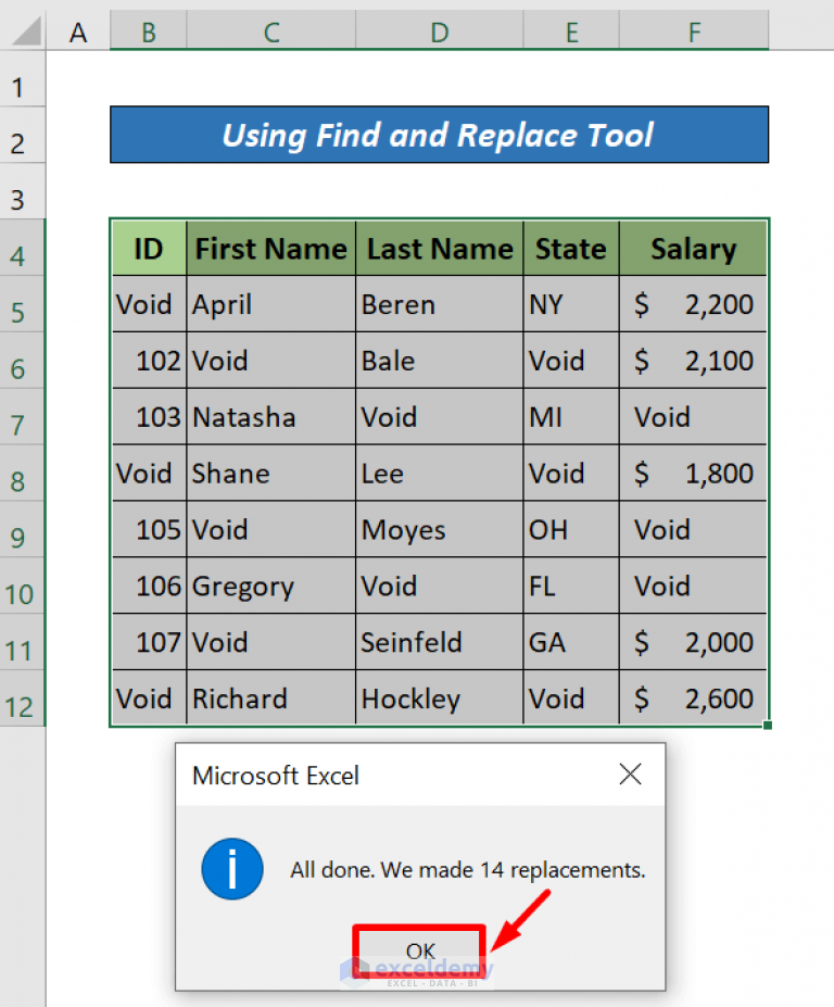 Fill Blank Cells With Text In Excel 3 Effective Ways Exceldemy 1341