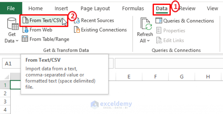 How To Import Csv Into Existing Sheet In Excel 5 Methods Exceldemy 2156