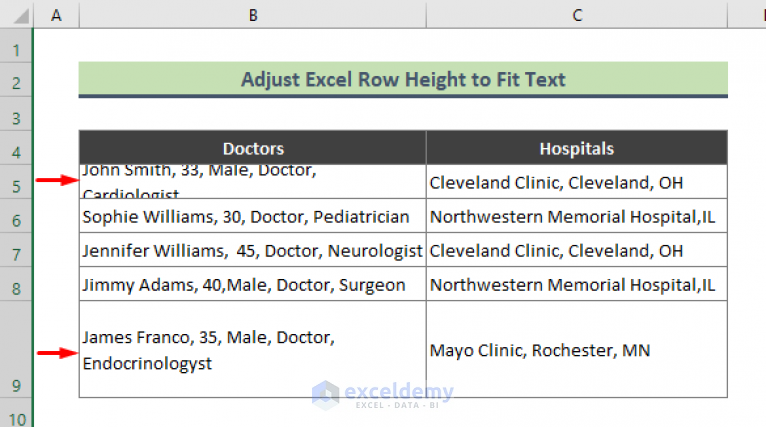 how-to-adjust-row-height-to-fit-text-in-excel-6-suitable-methods