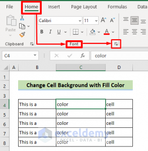 How To Change Background Color In Excel (6 Easy Methods) - ExcelDemy