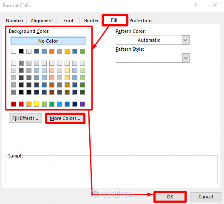 How to Change Background Color in Excel (6 Easy Methods) - ExcelDemy