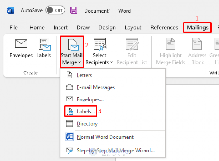 Convert Excel Data To Labels