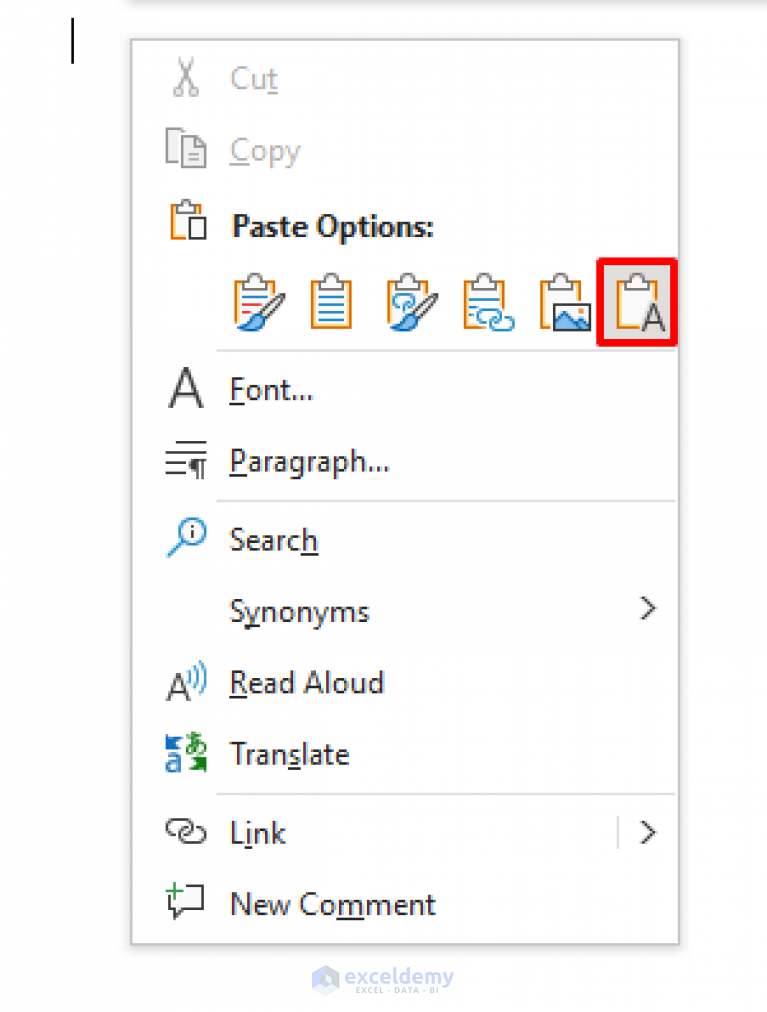 how-to-copy-only-text-from-excel-to-word-3-quick-methods-exceldemy