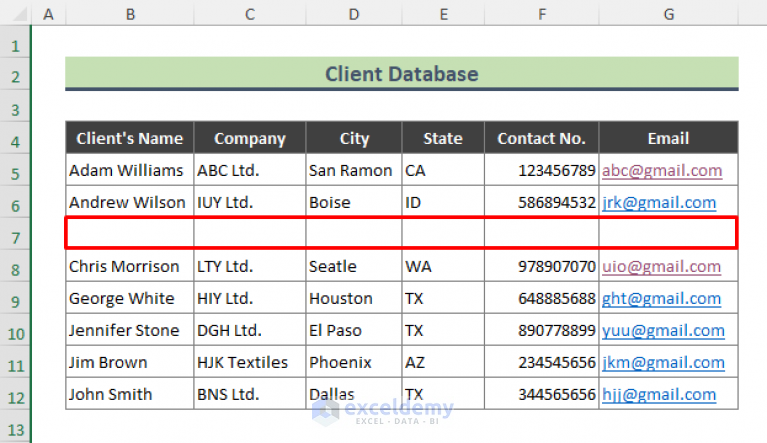 how-to-create-a-client-database-in-excel-with-easy-steps-exceldemy