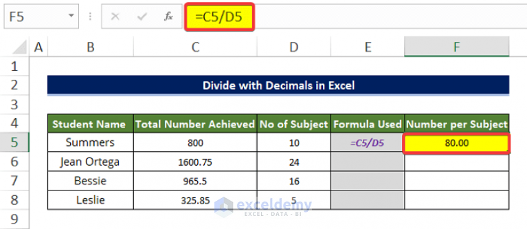 how-to-divide-with-decimals-in-excel-5-suitable-examples-exceldemy