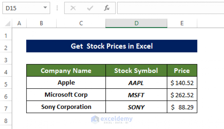 how-to-get-stock-prices-in-excel-3-easy-methods-exceldemy